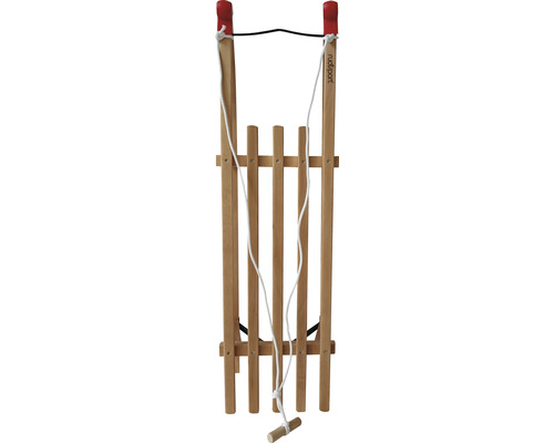 Holzschlitten mit Zugseil