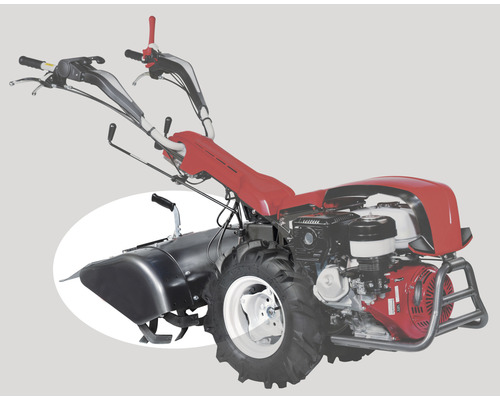 Motobineuse avec garde-boue et moteur
