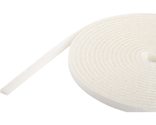 fix-o-moll Schaumstoffdichtung selbstklebend weiß 6 m 1-3,5 x 10 mm Schaumstoffdichtungsband auf Rolle