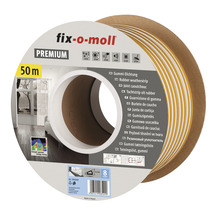 fix-o-moll D-Profildichtung selbstklebend weiß 50 m 6 x 9 mm-thumb-0