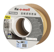 fix-o-moll E-Profildichtung selbstklebend weiß 50 m 4 x 9 mm-thumb-0