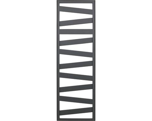 Dekorzaun mit schrägen Lamellen