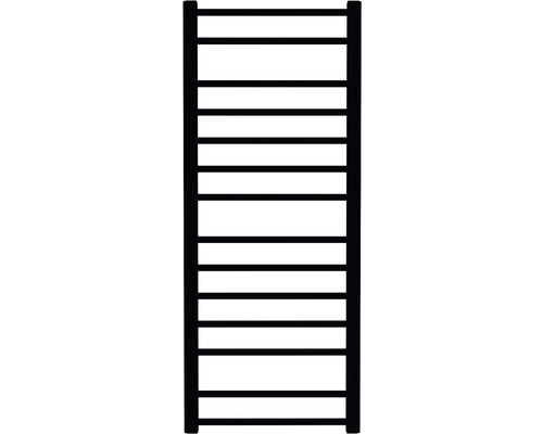 Radiateur design ROTHEIGNER Standard 1220 x 500 mm noir raccordement des deux côtés en bas