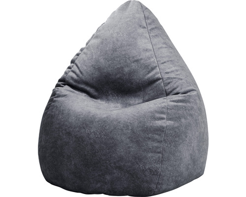 Pouf coussin Sitting Point Beanbag Karolina XL env. 220 litres gris 70x110 cm Pouf poire gris