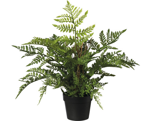 Plante artificielle fougère dans un pot hauteur : 35 cm vert
