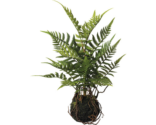 Plante artificielle fougère en ballot hauteur : 38 cm vert