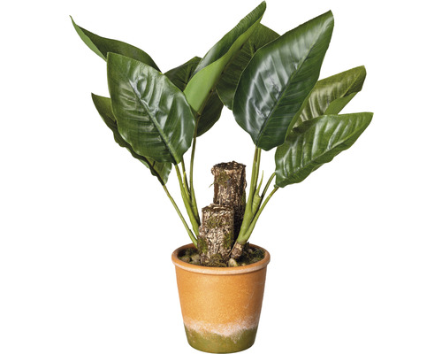 Plante artificielle feuille de Canna hauteur : 45 cm vert