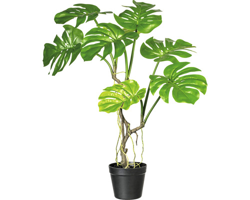 Plante artificielle Splitphilodendron hauteur : 75 cm vert