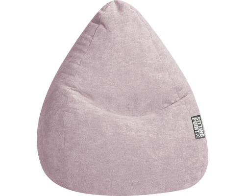 Pouf coussin Sitting Point Beanbag Alfa XXL env. 300 litres vieux rose 80x130 cm Pouf en tissu