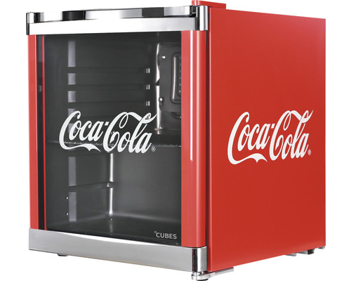 Réfrigérateur à boissons Cool Cubes Coca Cola lxhxp 54 x 84,5 x 54,8 cm  compartiment de réfrigération 115 l - HORNBACH Luxembourg