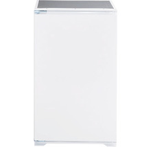 Weißer Gefrierschrank mit flacher Bauform