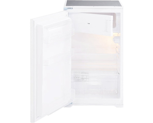 Offener, leerer Kühlschrank