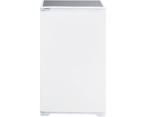 Weißer Gefrierschrank mit flacher Frontansicht