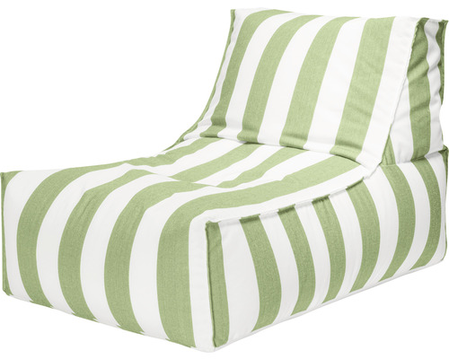 Fauteuil Outdoor Sitting Point Santorin Rock env. 280 litres vert/blanc 65x100x65 cm