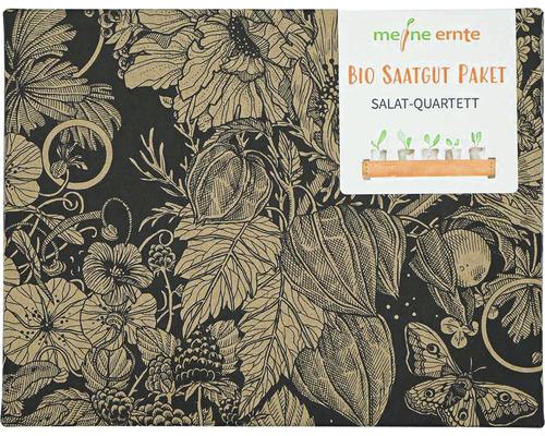 Paquet de semences biologiques Quatuor de salades