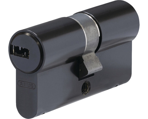 Profilzylinder D6XBL Abus 30/40 schwarz einzelschließend ABUS Zylinder für Türschloss
