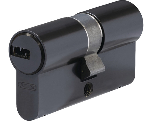 Profilzylinder D6XBL Abus 35/35 schwarz einzelschließend Profilzylinder für Türen