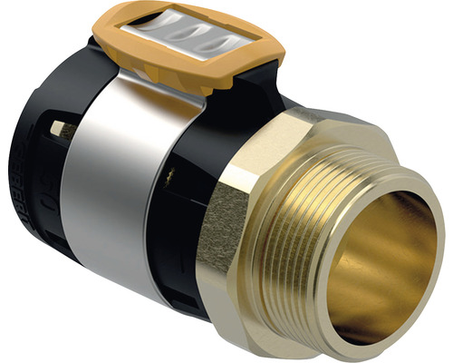 Raccord enfichable Geberit avec filetage extérieur