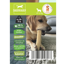 Hundesnack DAUERKAUER Dauerkauer S aus Milch 1 Stück ca. 60 g, Zahnpflege, Stressabbau für Hunde 10 - 15 kg Kauartikel-thumb-1