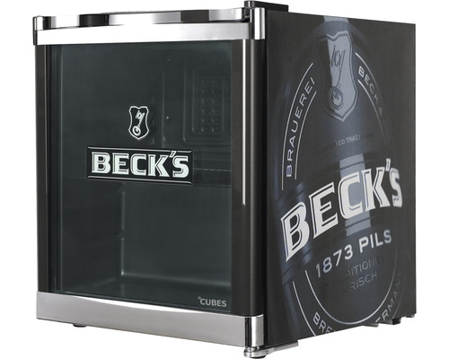 Getränkekühlschrank mit Beck''s-Motiv
