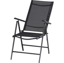 Chaise de jardin pliante avec accoudoirs