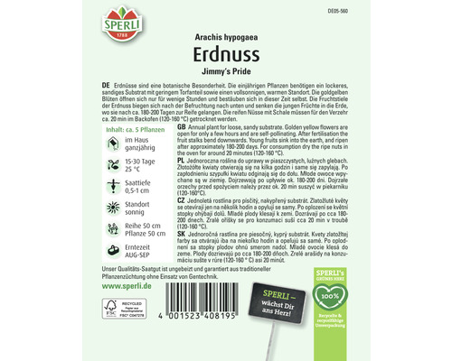 Sachet de graines Cacahuète Jimmy''s Pride