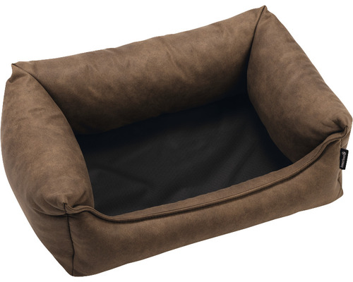 Hundebett aus Stoff mit erhöhtem Rand