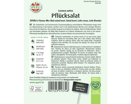 Paquet de graines de laitue à couper