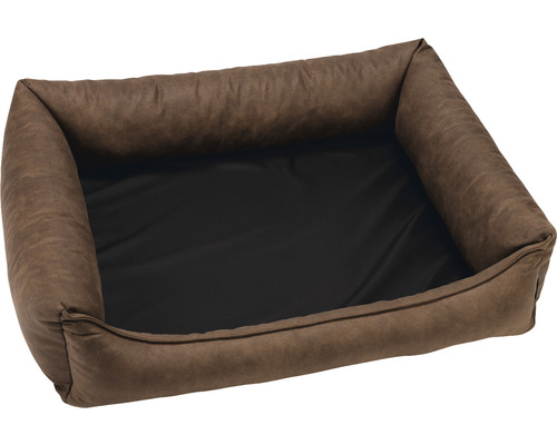 Panier rectangulaire pour chien avec bords surélevés