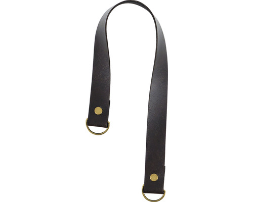 Sangle en cuir avec boucle en métal