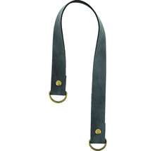 Sangle en cuir avec boucle en métal