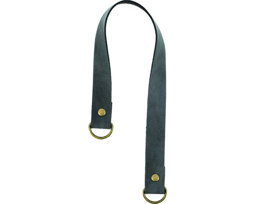 Sangle en cuir avec boucle en métal