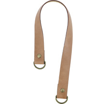 Sangle en cuir avec boucle en métal