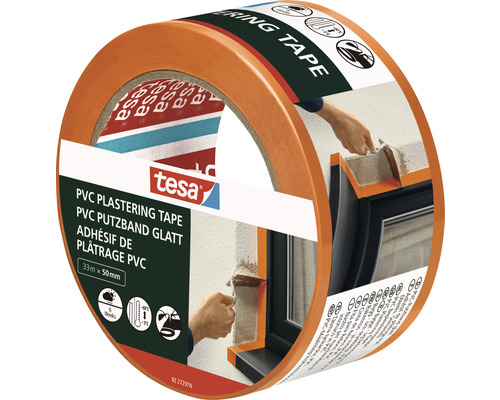 Tesa PVC Putzband, 33 Meter mal 50 Millimeter