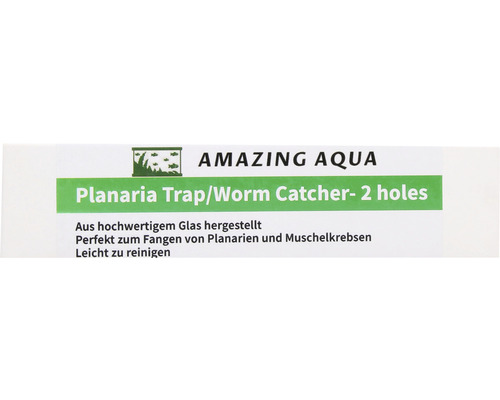Amazing Aqua Planarien Falle Wurmfänger mit zwei Löchern