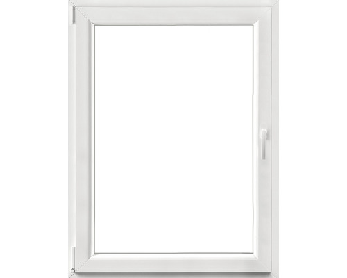 Fenêtre en plastique à 1 vantail ARON Econ blanc 750x750 mm gauche Fenêtre en plastique blanche avec poignée de fenêtre