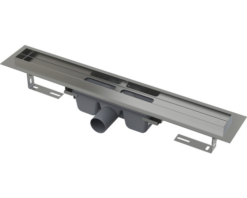 Caniveau de douche Jungborn 950 x 95 mm capacité d'écoulement 60 l/min UNO6- 950 Caniveau de douche en acier inoxydable avec éléments de montage