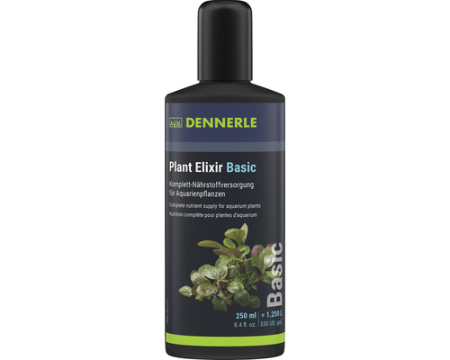 Engrais pour plantes d'aquarium Dennerle Plant Elixir Basic, 250ml liquide