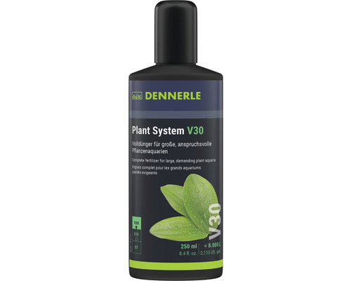 Aquariumpflanzendünger Dennerle Plant System V30, 250ml Volldünger flüssig