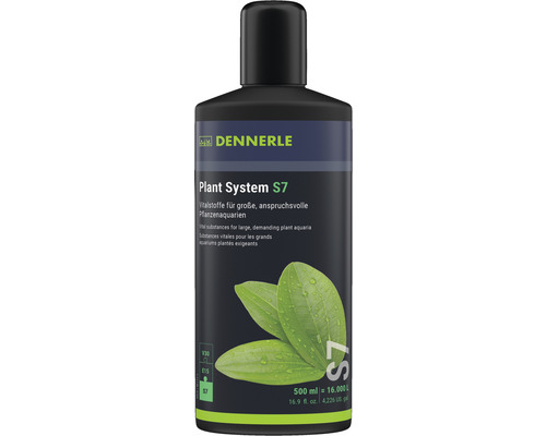 Engrais pour plantes d'aquarium Dennerle Plant System S7, 500ml liquide