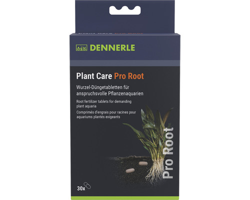 Engrais pour plantes d'aquarium Dennerle Plant Care Pro Root, 30 pces pastilles d'engrais