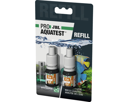 Test de l'eau JBL ProAquaTest cuivre REFILL test de remplissage JBL Pro Aquatest Cuivre Cu Refill pour tests d''eau en aquarium