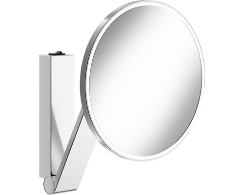 Miroir de maquillage KEUCO iLook_move extensible réglable en hauteur pivotant chrome brillant 17612019004