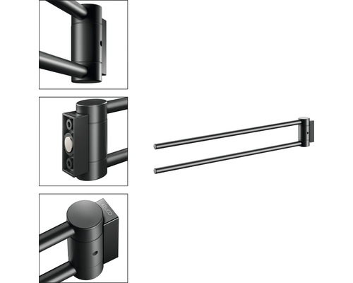 Keuco Handtuchhalter mit zwei Armen