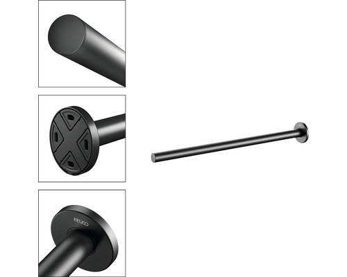 Barre porte-serviettes Keuco pour montage mural