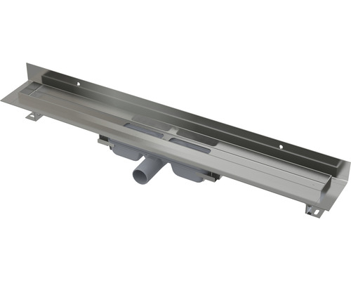 Caniveau de douche Jungborn 750 x 65 mm capacité d'écoulement 35 l/min UNO116- 750 Caniveau de douche en acier inoxydable pour le sol