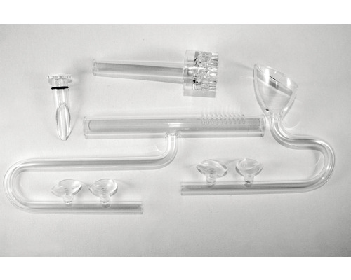 Accessoire d'aquarium verre entrée/sortie AMAZING AQUA Lily + Skimmer 12/16 mm transparent