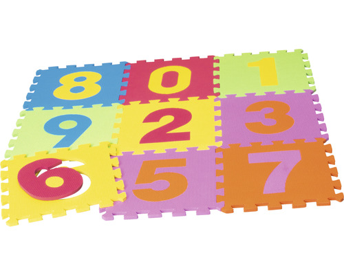 Tapis puzzle chiffres 30x30 cm lot de 10 - HORNBACH Luxembourg