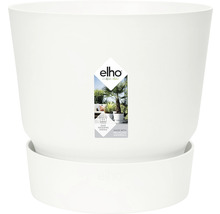 Pot de fleurs blanc avec système d''arrosage