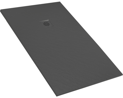 Receveur de douche en ardoise avec bonde d''écoulement